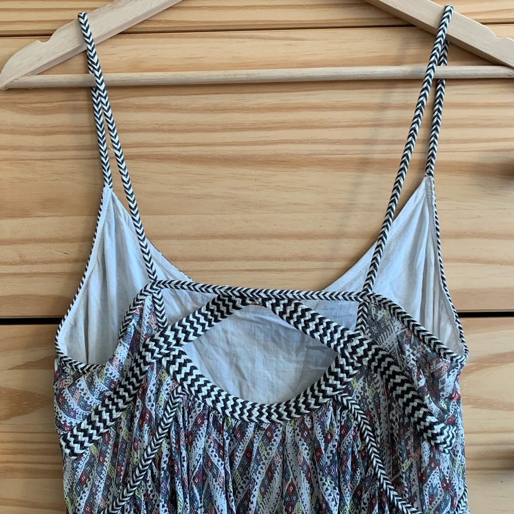Free People Tribal Rope Swing Mini Dress XS - Picture 6 of 8